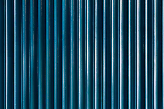 Blue Metallic Stripped Background