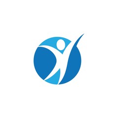 Healthy people illustration