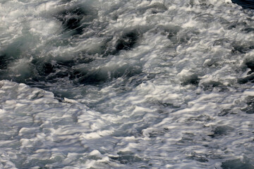 The sea waves, summer at sea