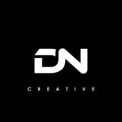 DN Letter Initial Logo Design Template Vector Illustration