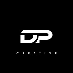 DP Letter Initial Logo Design Template Vector Illustration - obrazy, fototapety, plakaty