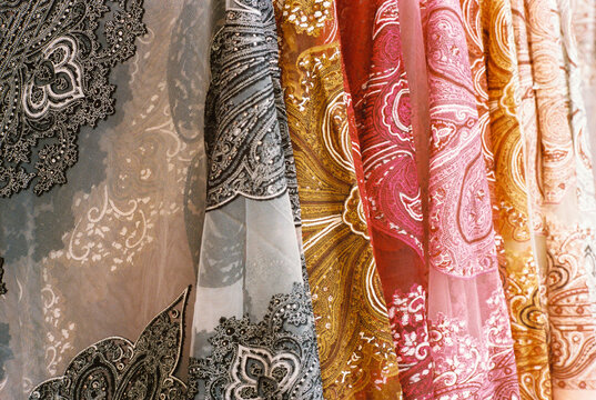 Pleated Patterned Fabric