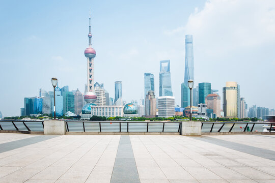 The Bund and Lujiazui,Shanghai