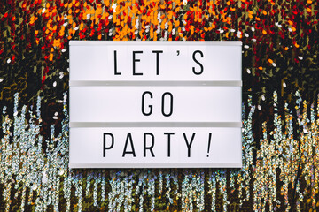 Let's go party