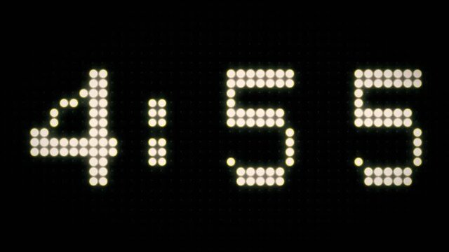 LED Sign 5 Minute Countdown