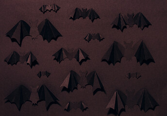 Halloween paper bats