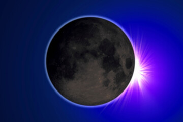 皆既日食イメージ