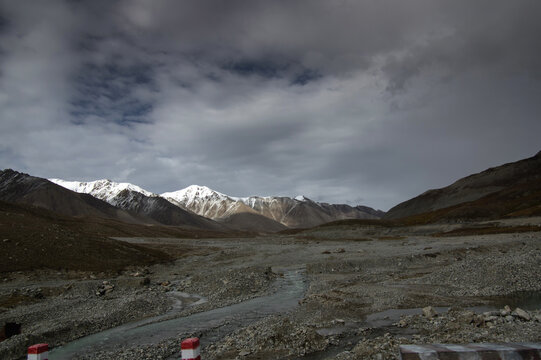 Mountains at Khunjerab pass