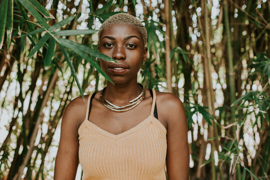 Portriat of a beautiful African American woman