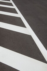 Fototapeta premium 道路の白線