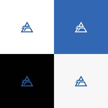 Logo with the initials BTA modern and luxurious