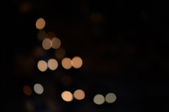 Out Of Focus Car Lights