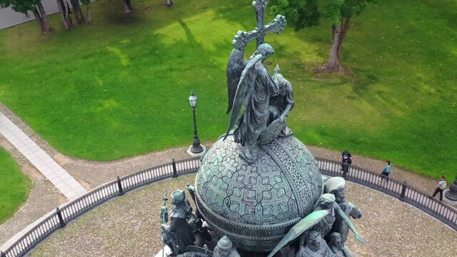 Monument "Millennium of Russia" in the Novgorod Kremlin, Veliky Novgorod