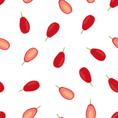 Dogwood berry. Fresh and healthy food.