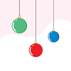 christmas ball icon vector illustration design