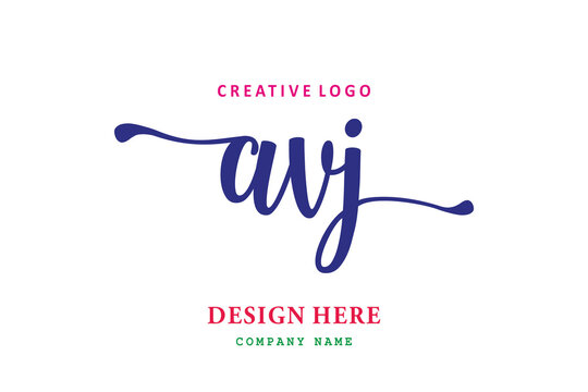 The simple AVJ layout logo is easy to understand and authoritative