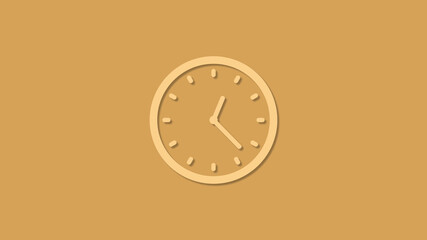 Amazing circle counting down 12 hours clock icon,New clock icon