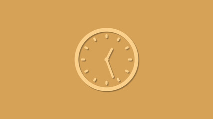 Amazing circle counting down 12 hours clock icon,New clock icon