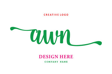 The simple AWN type logo is easy to understand and authoritative
