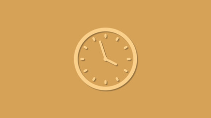 Amazing circle 12 hours clock icon, New clock icon, Counting down clock icon