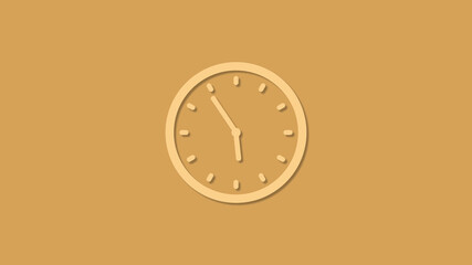 Amazing circle 12 hours clock icon, New clock icon, Counting down clock icon