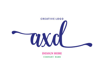 The simple AXD typeface logo is easy to understand and authoritative