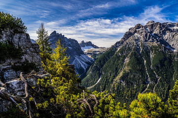 View of the Tyrolean Alps