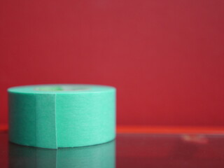 緑の紙テープ