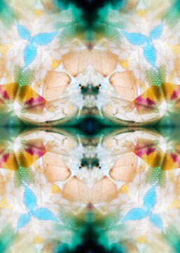 Swirly pattern made by kaleidoscope