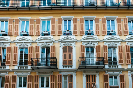 Beautiful pastel building in Nice , France