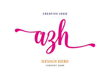 The simple AZH lettering logo is easy to understand and authoritative