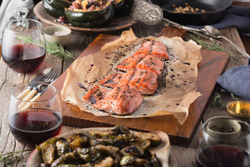 Roasted Salmon Dinner