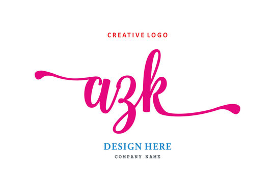 The simple AZK lettering logo is easy to understand and authoritative