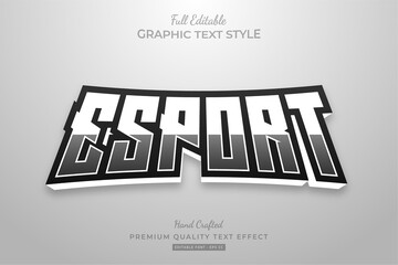Esport Editable Text Style Effect Premium © Dark Anchor