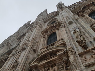 Duomo di Milano. Milan Cathedral located in Piazza del Duomo. Italy