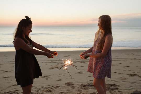 Summertime fun at the beach