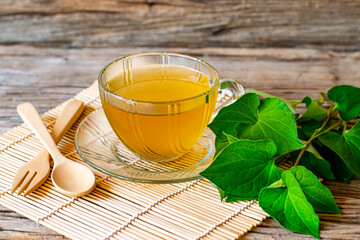 Plu Kaow (Houttuynia cordata Thunb ) tea