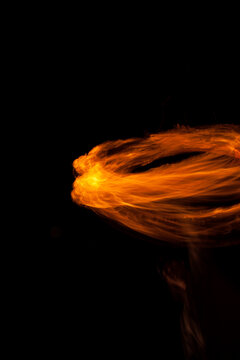Swirling fire
