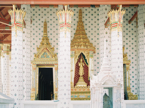 Exterior of beautiful buddhist temple