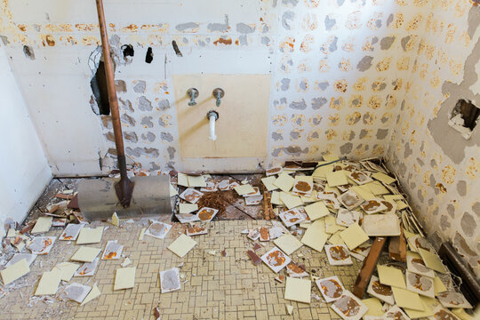 bathroom demolition