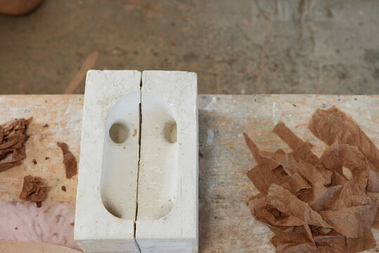Supplies for creating papier mache
