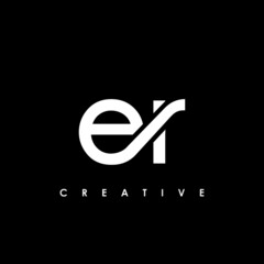 ER Letter Initial Logo Design Template Vector Illustration