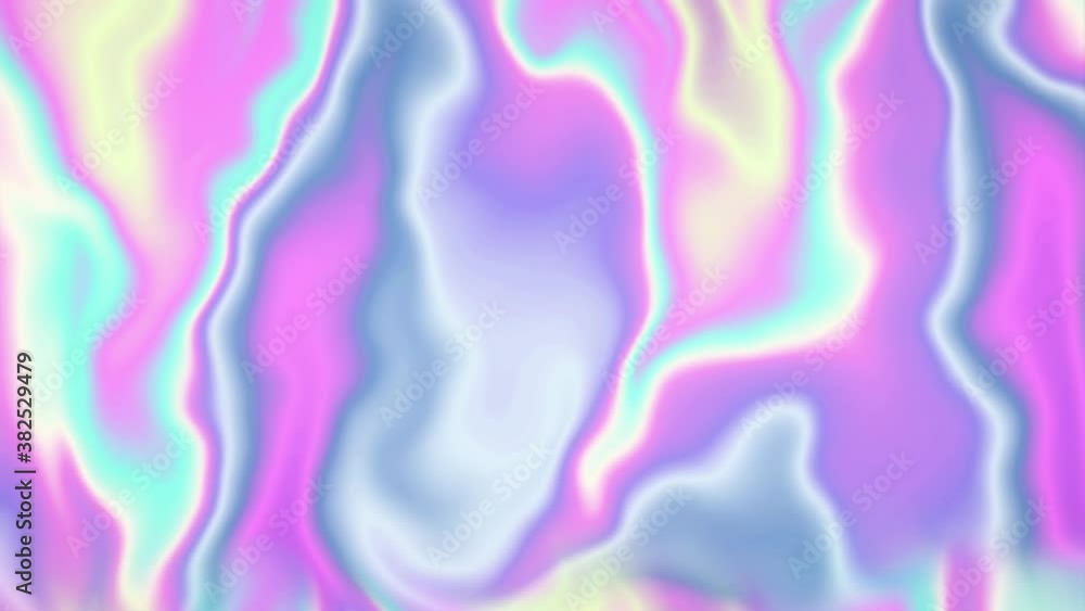 Poster abstract trendy liquid fluid rainbow neon liquid geometric shapes gradient loop background animation