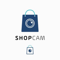 Shop Cam logo vector illustration