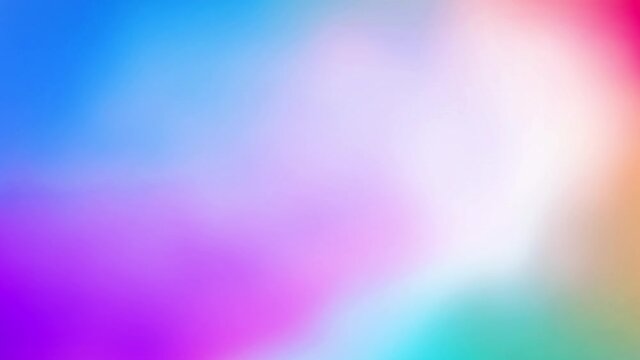 Abstract blue and purple neon gradient flowing liquid waves. Future geometric Holographic motion Trendy ambient graphic design, screen saver.