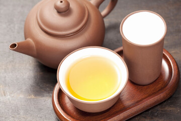 高山烏龍茶と中国茶器