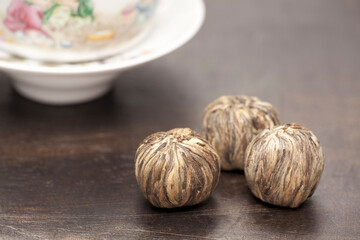 ジャスミン茶と中国茶器