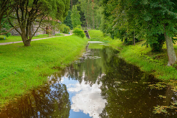 Amazing landscape in a beautiful park