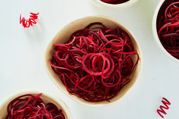 Beetroot Spirals