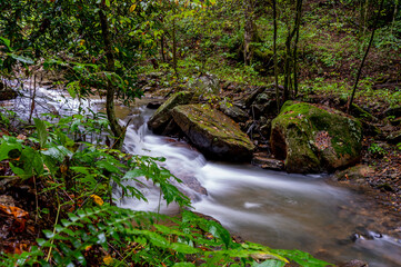 Fototapeta premium Water Through the Rocks